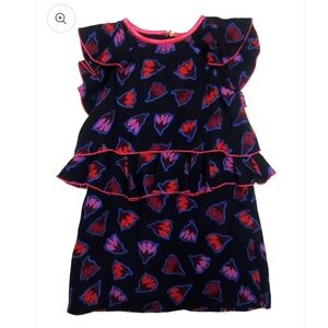 Little Marc Jacobs Navy and Red Floral Dress size 3 baby toddler girl